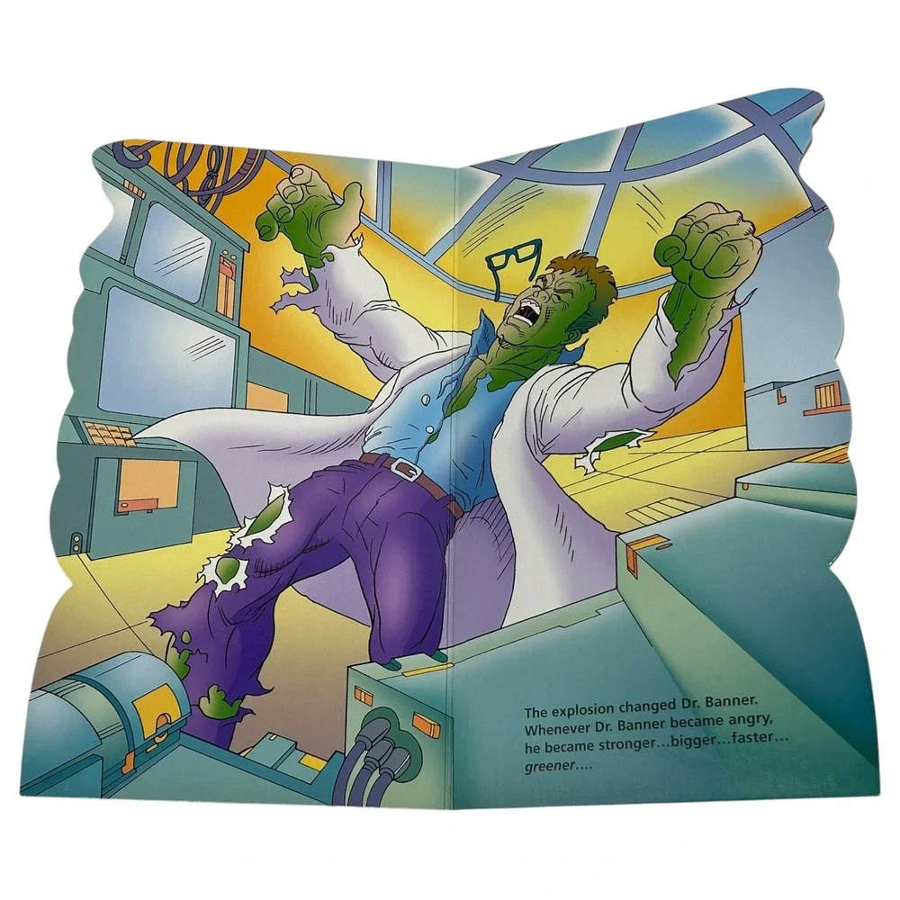 Marvel Hulk Rage Board Book Set Get Ready For Hulk The Transformation 2002 Kids